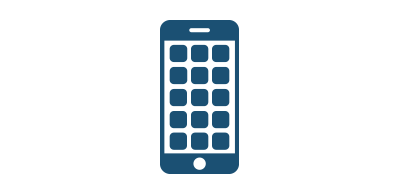Blue phone app icon