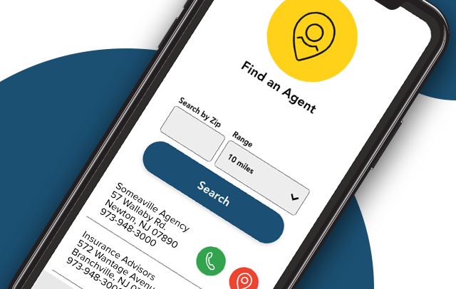 Find and call a local independent insurance agent through the MySelective App