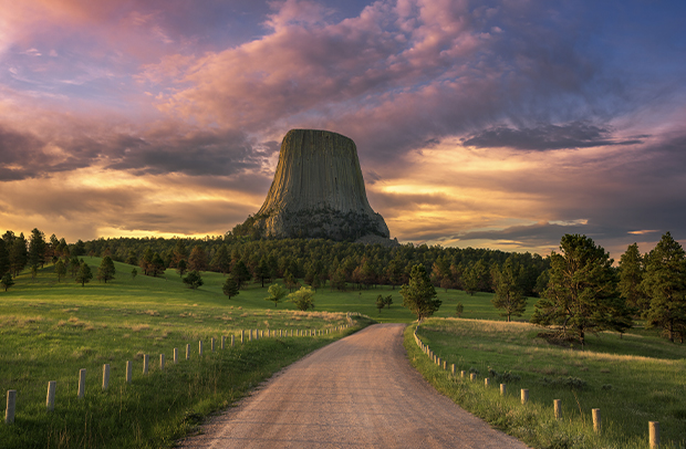 Devil's Tower, Wyoming.